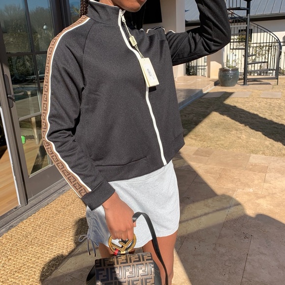 Fendi Black Logo Track Jacket - Picture 9 of 15